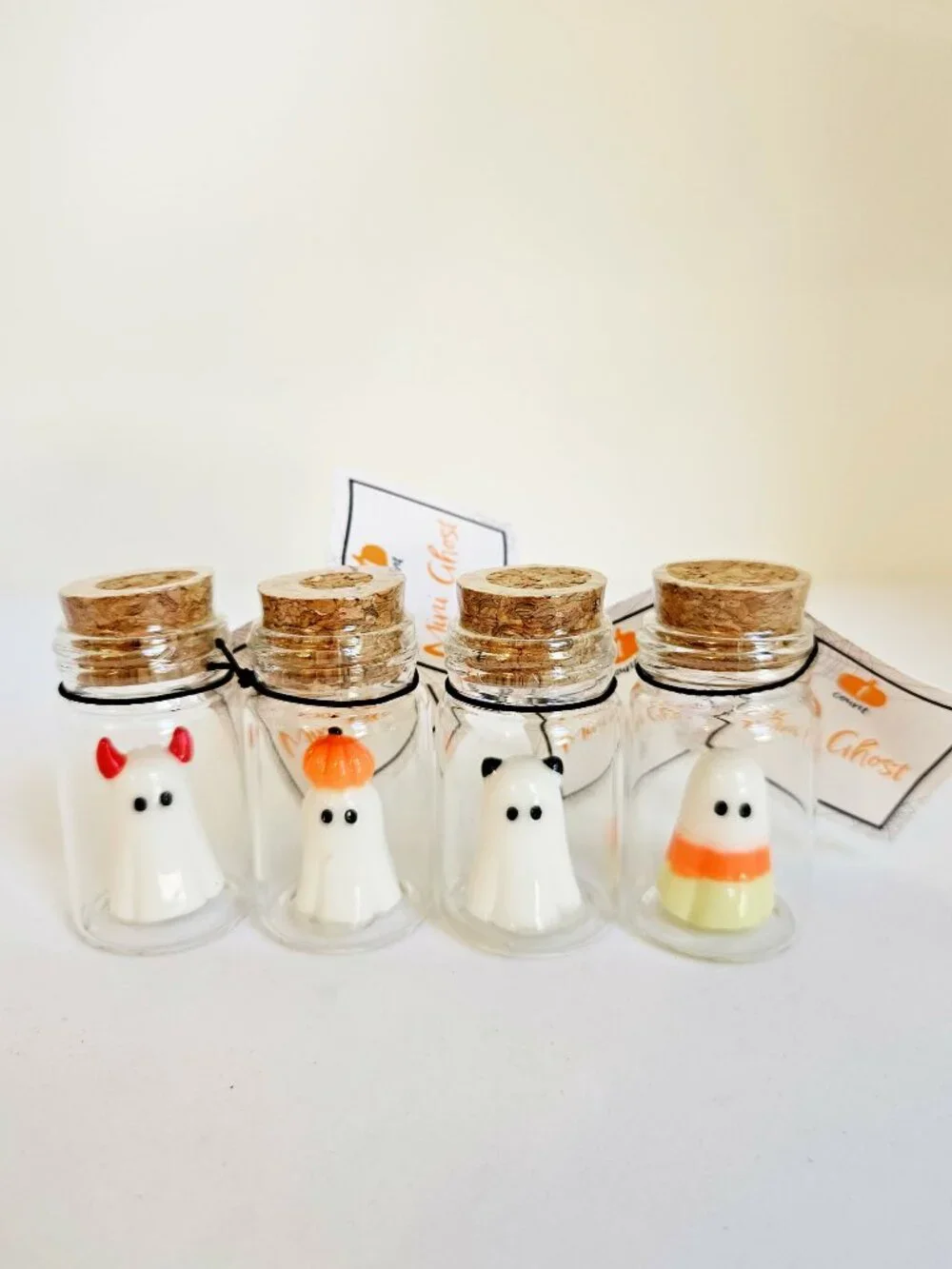 *Target* Bullseye Playground Halloween Ghost x 4 MINI Glass Bottles - 2026